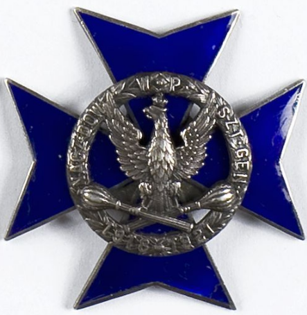 Аверс и реверс памятного знака Генерального штаба Верховного командования Польской армии.