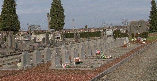 Коммуна Gravendrakel. Памятник на общинном кладбище, воинам, погибшим в годы войны.