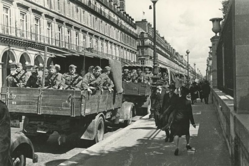Немцы занимают город. Июнь 1940 г.