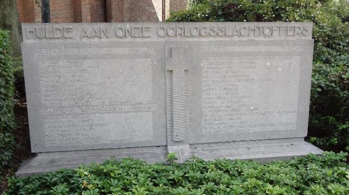 г. Антверпен (Antwerpen). Муниципалитет Minderhout. Военный мемориал политическим заключенным в 1940-1945 годов.