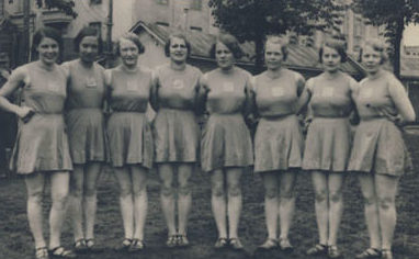 Девушки из «Лотты» на соревнованиях. 1934 г.