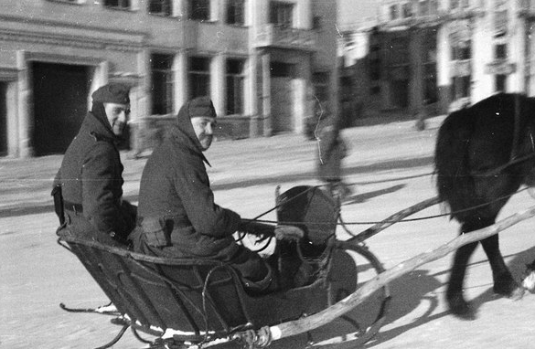 Русские санки. Январь 1942 г.