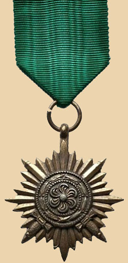 Орден «За храбрость» 2-го класса «в бронзе» с мечами.