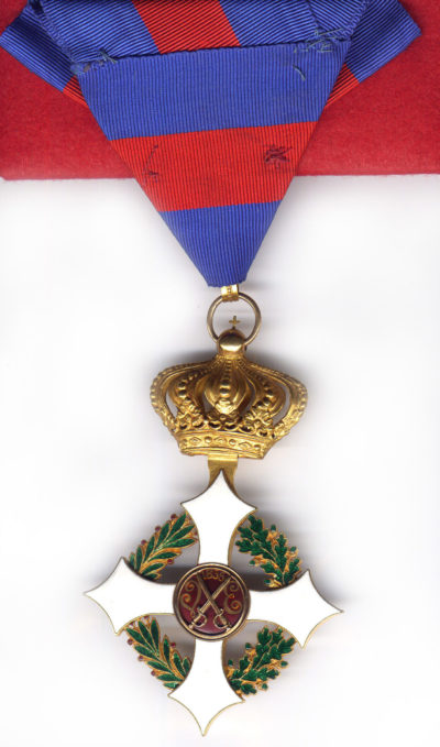 Знак Командора Савойского военного ордена.