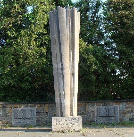 Муниципалитет Jemappes. Памятник депортированным, заключенным и жертвам среди населения.