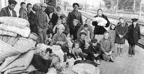 Депортация карачаевцев. 1944 г.