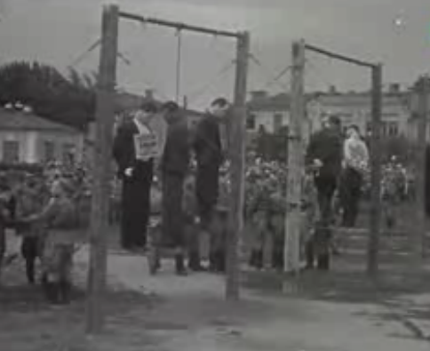 Первая казнь коллаборантов в Краснодаре. 14 июля 1943 г.