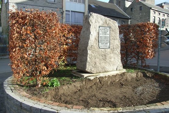г. Sprimont. Памятник в честь мирного населения, погибшего 9 сентября 1944 г.