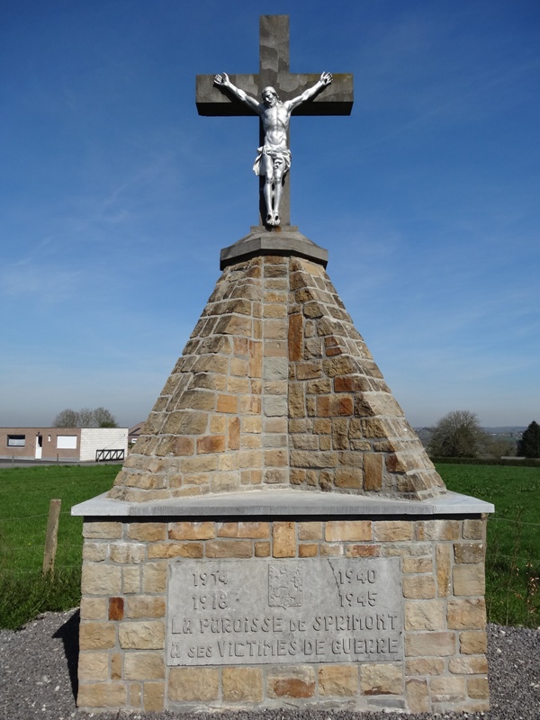 Муниципалитет Sprimont. Памятник прихода в память жертв обеих войн.