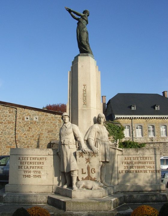 Муниципалитет Theux. Военный мемориал двух войн. 