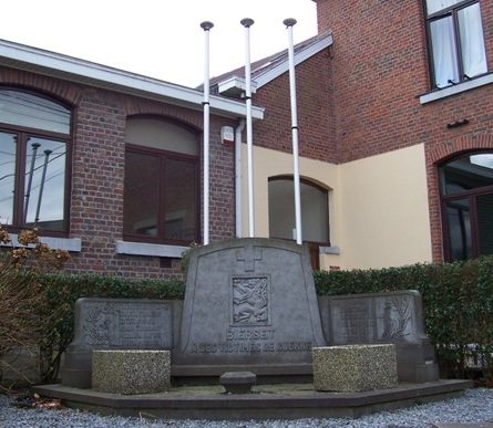 Муниципалитет Bierset. Памятник жертвам войны 1940-1945 годов.