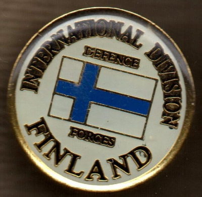 Знак Международного союза обороны Финляндии.