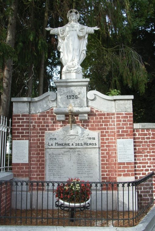 Муниципалитет La Minerie. Памятник жертвам обеих войн.