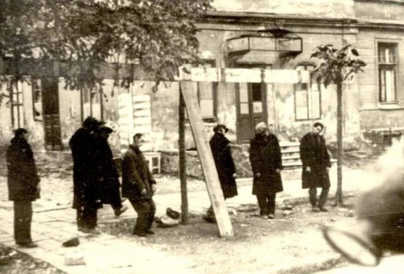 Первые казни в оккупированном городе. 17 октября 1941 г.