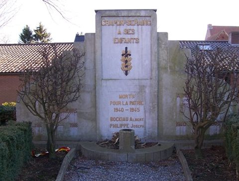 Муниципалитет Chapon-seraing. Памятник погибшим воинам и жертвам обеих войн.