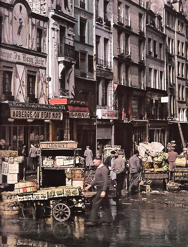 Центральный продовольственный рынок Ле-Аль. Осень 1942 г. 
