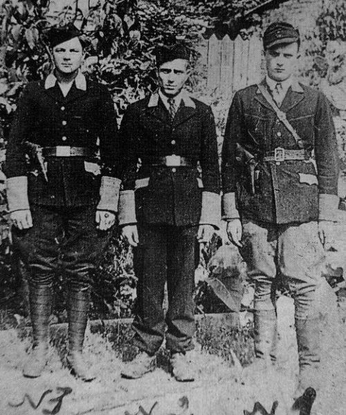 Полицаи города Несвиж. 1943 г.