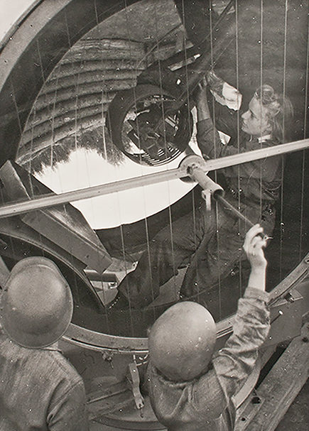 Девушки «Лотты» на прожекторных станциях. 1944 г.
