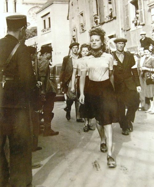 «Маки» задержали женщин, сожительствовавших с немцами. Август 1944 г.