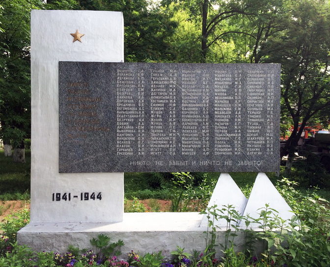 Памятник погибшим сотрудникам ремонтно-механического завода.