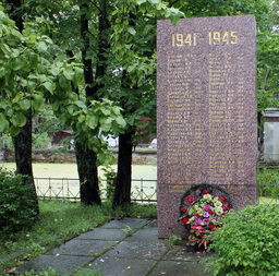 Памятник погибшим работникам часового завода.