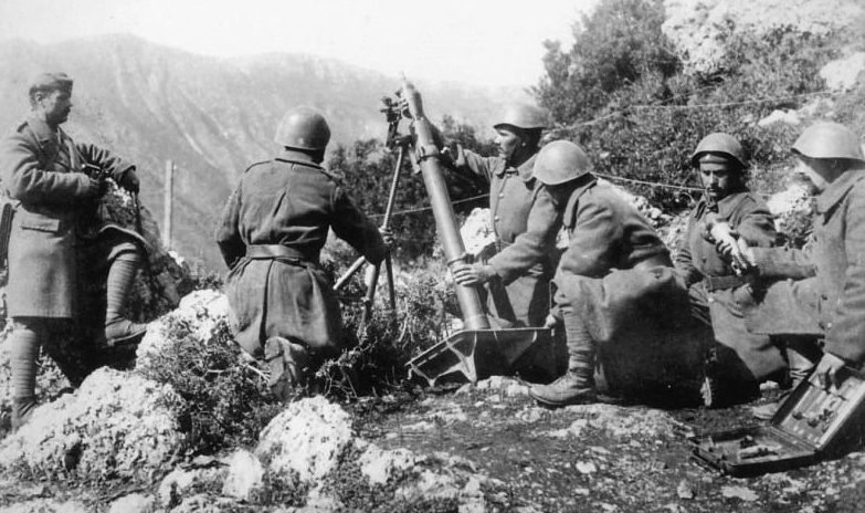 Греческие войска в Албании. Осень, 1940 г.