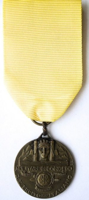 Аверс и реверс памятной медали артиллерийского полка легкой кавалерии. Медаль изготовлена из бронзы, диаметр – 28 мм.