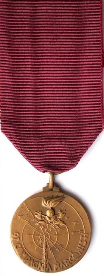 Аверс и реверс памятной медали Медаль 3-го инженерного (телеграфисты) полка. 
