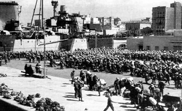Эвакуация британских войск. Апрель, 1941 г.
