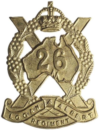 Знак на шляпу военнослужащих 26-го пехотного батальона.