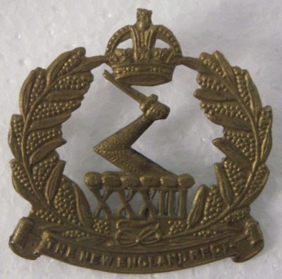 Знак на шляпу военнослужащих 33-го пехотного батальона.
