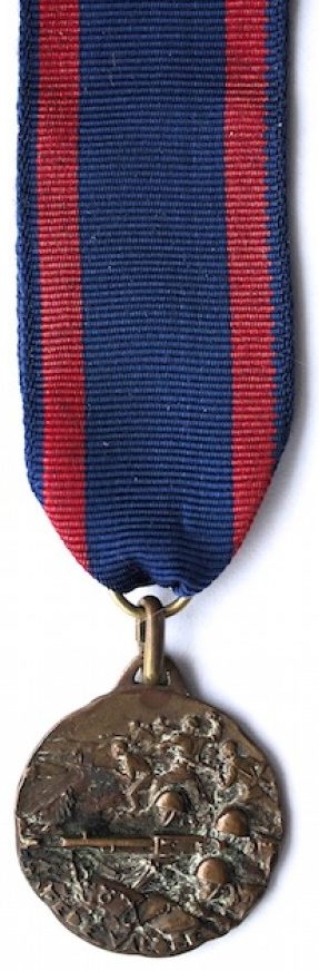 Аверс и реверс памятной медали Медаль 48-го пехотного полка «Ferrara».