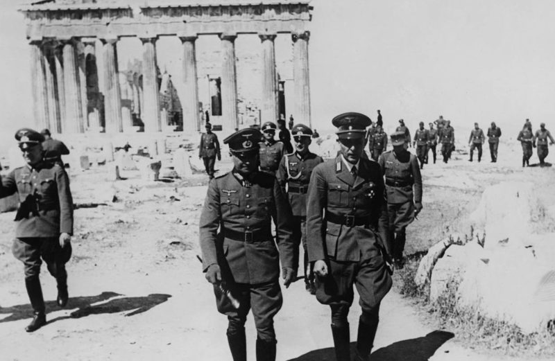 Итальянские и немецкие войска в Греции. 1941 г.