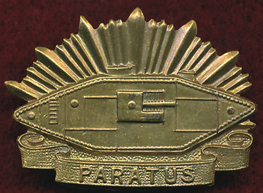 Знак на шляпу военнослужащих Австралийского танкового корпуса.