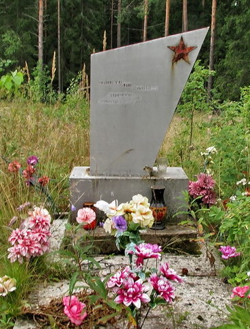 п. Свердлово Выборгского р-на. Могила неизвестного солдата. 