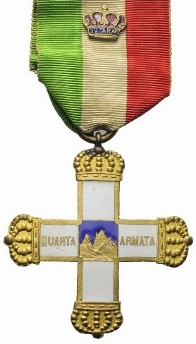 Аверс и реверс памятного креста 4-й армии. 
