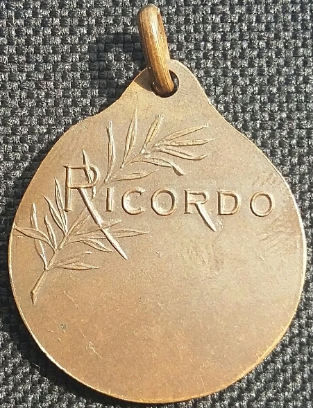 Аверс и реверс памятной бронзовой медали Giovanni Passerone.