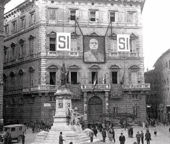 Штаб-квартира итальянской фашистской партии Муссолини. 1929 г.