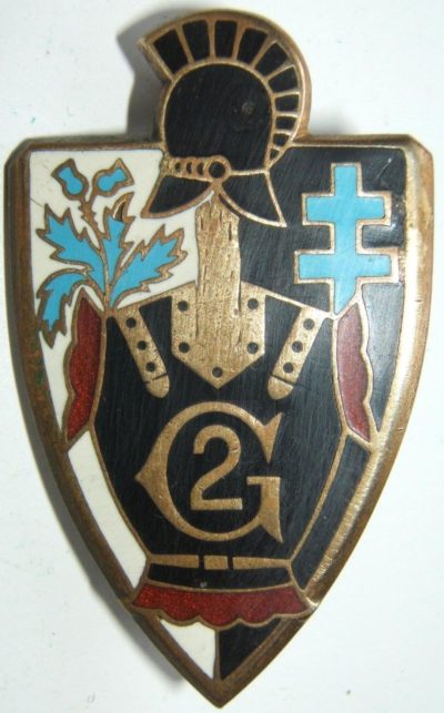 Аверс и реверс знака 2-го инженерного полка.