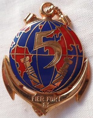 Знак 5-го колониального пехотного полка.