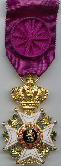 Знак Офицера Ордена Леопольда I. 
