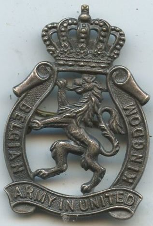 Аверс и реверс знака Королевских ВС Бельгии. 