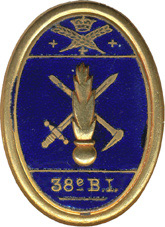 Знаки 38-го пехотного полка.
