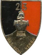Знак 23-го инженерного полка.