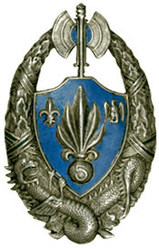 Знак 5-го иностранного полка.