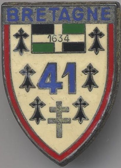 Знаки 41-го пехотного полка.