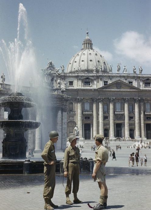 Союзные войска в Риме. Июль 1944 г. 