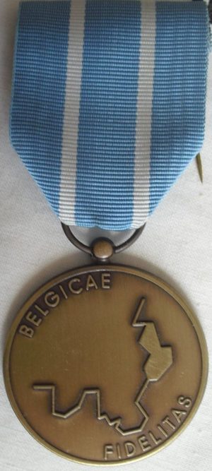 Аверс и реверс медали «За сопротивления на аннексированных территориях» для остальных категорий.