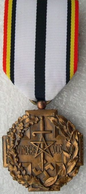 Аверс и реверс медали в память битвы при Жамблу.
