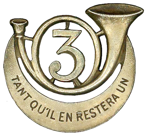 Знак 3-го Африканского егерского полка. 